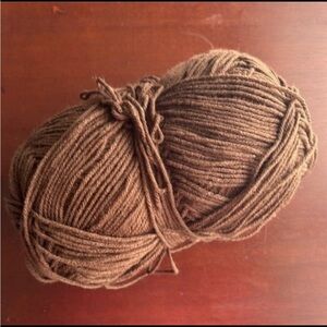Brown yarn (Left over)